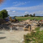 Fundamentet blev etableret i starten af september 2020